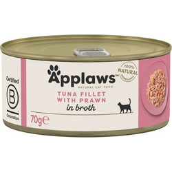 Applaws Adult Fillets with Tuna & Prawn 70gr
