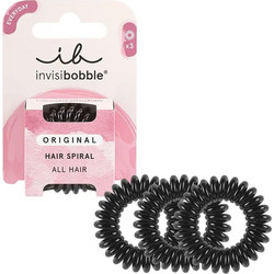 Invisibobble Original Hair Spiral True Black 3τεμ