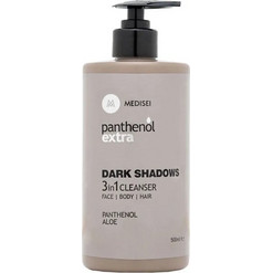 Medisei Panthenol Extra Men Dark Shadows 3 in 1 Cleanser Πρόσωπο, Σώμα, Μαλλιά 500ml