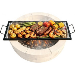 VEVOR X-Marks Fire Pit Grill Grate 81 cm / Square
