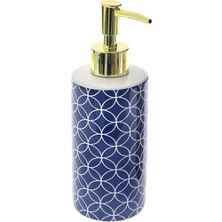 Μπλε Dispenser Μπάνιου 7x7x20εκ (2 τμχ)