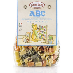 Παιδικά Ζυμαρικά ABC με Ντομάτα & Σπανάκι Dalla Costa 250g