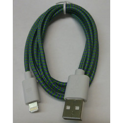 USB Lightning Καλώδιο Κορδόνι για iPhone 5S/ 5C /5 /iPad mini /iPad 4 /iPad Air Συμβατό με ios 8 1m Πράσινο (OEM) (BULK)
