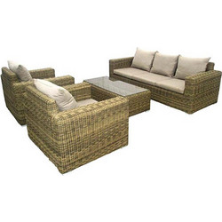 Isabella Σετ Σαλόνι Κήπου Rattan 4τμχ Μπεζ