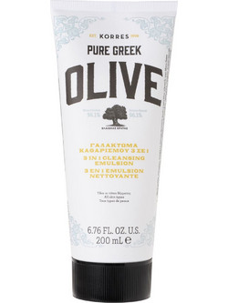Korres Pure Greek Olive 3 σε 1 Γαλάκτωμα Ντεμακιγιάζ 200ml