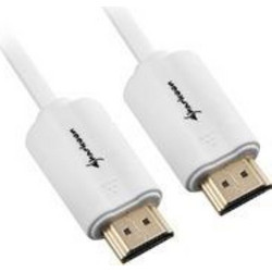 Sharkoon Καλώδιο HDMI 2.0 HDMI Male to HDMI Male 2m White 4044951018116