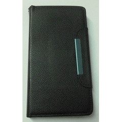 Δερμάτινη Μαγνητική Θήκη/Πορτοφόλι για Alcatel One Touch Pop C9 OT-7047D Μαύρο (OEM)