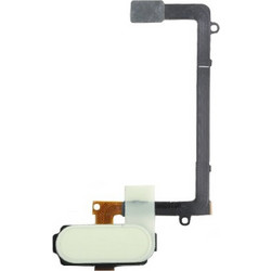 Samsung Galaxy S6 Edge SM-G925 Home Button with Flex Cable in White