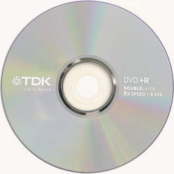 TDK LAYERTDK Εγγράψιμο DVD+R 8x Dual Layer 8.5GB