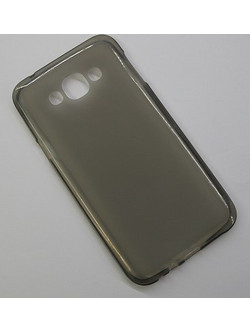 Samsung Galaxy E7 (SM-E700) - Θήκη TPU GEl Γκρί (OEM)