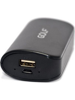 Golf Tiger 210 Power Bank 5200mAh με Θύρα USB-A Black