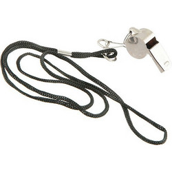 Pentagon Brass Whistle w/ Cord