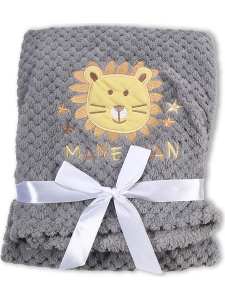 Cangaroo Freya Κουβέρτα Αγκαλιάς Fleece 80x110 Ανθρακί