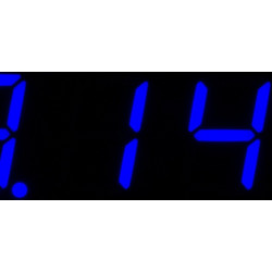 4 Digit 7 Segment Display Blue