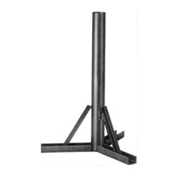 Hirschmann CSG 1201A, βάση δαπέδου τριών σκελών, βαρέως τύπου Φ88, h1,00 θερμό γαλβάνι