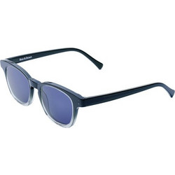 Ross & Brown Princeton 043 Γυναικεία Γυαλιά Ηλίου Τετράγωνα Κοκάλινα Μαύρα με Μπλε Φακό