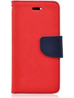 Θήκη OEM Fancy Book για Huawei P10 Flip Cover Red Navy