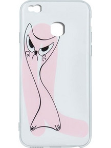 Θήκη OEM Drawing Cat για Huawei P9 Lite Back Cover Pink