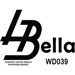 La Bella WD039 Χορδή Ακουστικής Κιθάρας Phosphor Bronze 39"