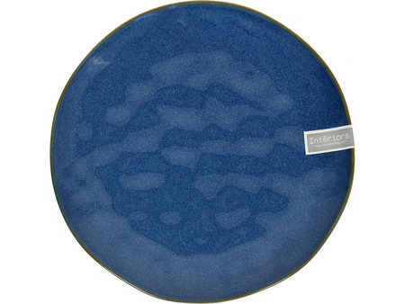 Marva Πιάτο Φρούτου Πορσελάνης Interiors Μπλε 21cm 2012ΙΝΤΒ