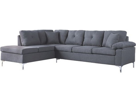 HomeMarkt Zaila Γωνιακός Καναπές Αριστερή Γωνία 282x197x90cm HM3087L