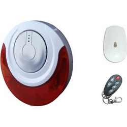 Focus MD-214R M0110 Ασύρματο Σύστημα Συναγερμού με 1 Ανιχνευτή Κίνησης, 1 Σειρήνα, 1 Τηλεχειριστήριο