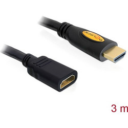 DeLOCK Καλώδιο HDMI 1.4 HDMI Male to HDMI Female 3m Black