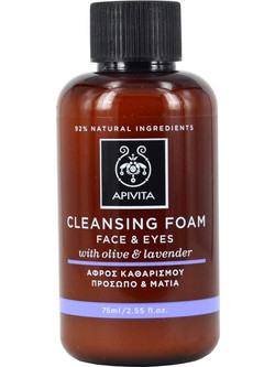 Apivita Olive & Lavender Αφρός Ντεμακιγιάζ 75ml