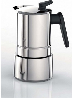 Pedrini Steelmoka 02CF036 Μπρίκι Espresso 2Cups Inox