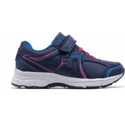 Fila Shine Velcro Παιδικά Αθλητικά Παπούτσια για Τρέξιμο Navy Μπλε 3LS73318-452