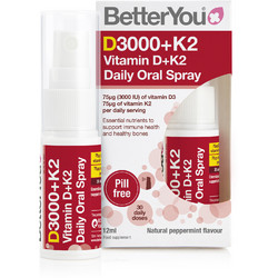 BetterYou D3000 & K2 Daily Oral Spray 12ml