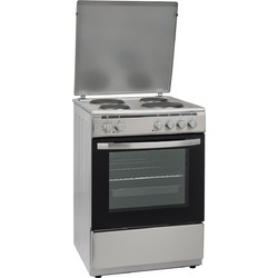 Robin BN-64 Κουζίνα Ηλεκτρική 65lt με Εμαγιέ Εστίες 60cm Inox