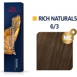 Wella Koleston Perfect Me+ Rich Naturals 6/3 Ξανθό Σκούρο Χρυσό Μόνιμη Βαφή Μαλλιών 60ml