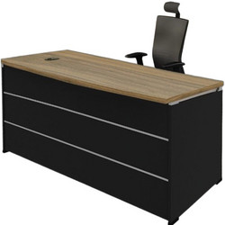 Woodwell Project Επαγγελματικό Γραφείο Ξύλινο 140x80x75cm ΕΟ912