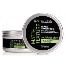 Farcom Expertia Matte Texture Molding Πηλός Μαλλιών Ματ 100ml