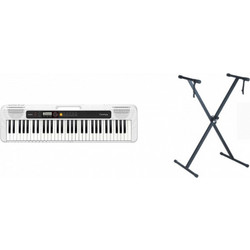 Casio CTS-200 White 61 Bundle Αρμόνιο με 61 Πλήκτρα Τυπικής Αφής