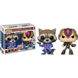 Funko Pop! Games Gamerverse Marvel Vs. Capcom Infinite Rocket Vs Mega Man X
 Exclusive
