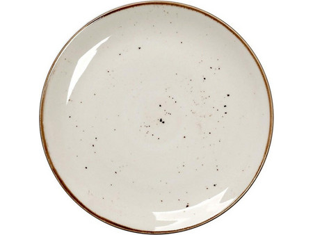 Espiel Πιάτο Ρηχό Πορσελάνης Terra Cream 26cm TLK101K6