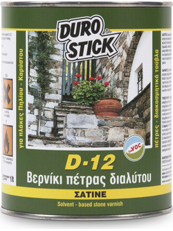 Durostick D-1 Βερνίκι Επιφάνειας Πέτρας Διαλύτου Satin 2 4lt