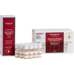 Foltene Men Hair & Scalp Treatment Σετ Αμπούλες κατά της Τριχόπτωσης 12x6ml + 200ml