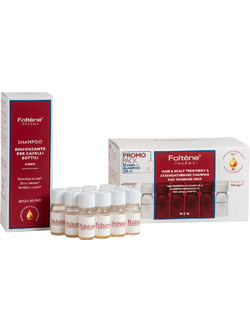 Foltene Men Hair & Scalp Treatment Σετ Αμπούλες κατά της Τριχόπτωσης 12x6ml + 200ml