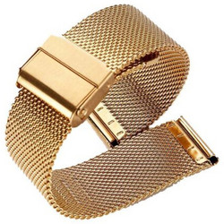 Trender TR-ST20GD Λουράκι Μεταλλικό Gold (Universal 20mm)