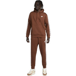 Nike Sportswear Ανδρικό Σετ Φόρμας Fleece με Λάστιχο Καφέ FB7296-259