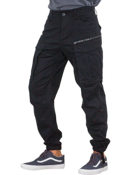 G-Star RAW Ανδρικό Παντελόνι Cargo Ελαστικό Slim Εφαρμογή Μαύρο D02190-5126-6484