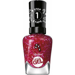 Sally Hansen Miracle Gel 912 Peppermint To Be Glitter Βερνίκι Νυχιών Μακράς Διαρκείας