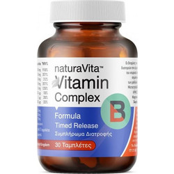 Natura Vita Vitamin B Complex 30 Ταμπλέτες