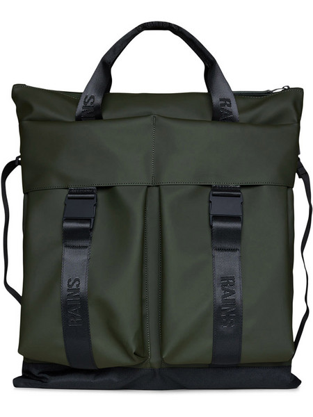 Rains Trail Tote Bag 14360-03 Αδιάβροχο Σακίδιο Πλάτης 19lt Πράσινο
