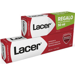 Lacer Antiplaca Οδοντόκρεμα κατά της Πλάκας 125ml + 50ml
