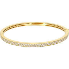 Tommy Hilfiger Γυναικείο Βραχιόλι Χειροπέδα από Χρυσό 18K Χρυσό με Διαμάντι 221-067