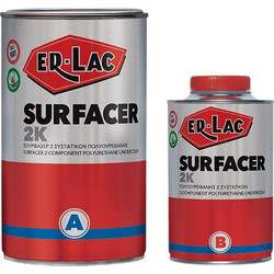 ER-LAC Surfacer 2K A+B Ακρυλικό Αστάρι Νερού 0.5lt